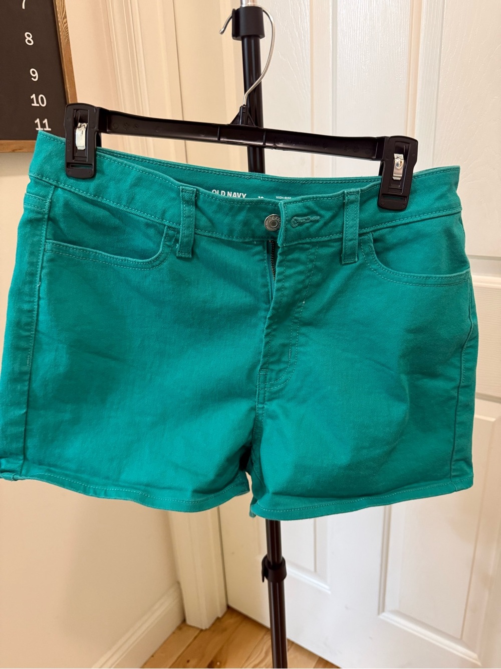 Old Navy Teal High-Waist Shorts